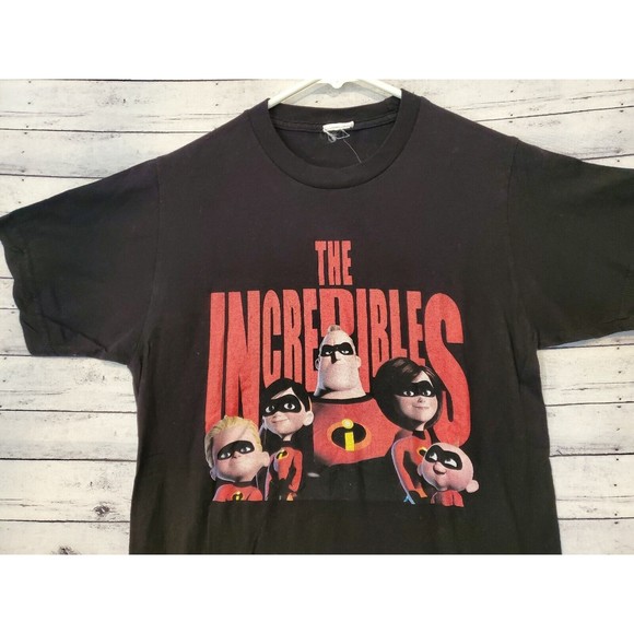 Disney Pixar The Incredibles T-Shirt Mens Sz S Short Sleeve Family Graphic Black - Picture 3 of 8